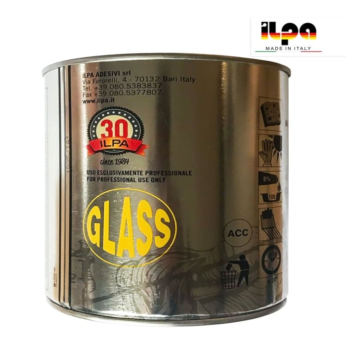 Adeziv Mastic Transparent Pentru Marmura, Granit, Travertin si Piatra Naturala – Ilpa Jolly TIXO Glass 750ml cu Catalizator [3]