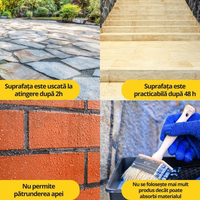 Impermeabilizant Cu Efect Umed Pentru Intensificarea Culorii Pietrei Naturale si Marmurei – Ilpa Vivo 0.75L [3]