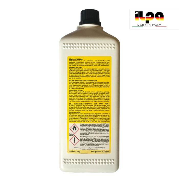 Impermeabilizant Pe Baza De Apa Pentru Piatra Naturala, Marmura, Granit si Calcar – Ilpa DRAI Aqua 1L [2]