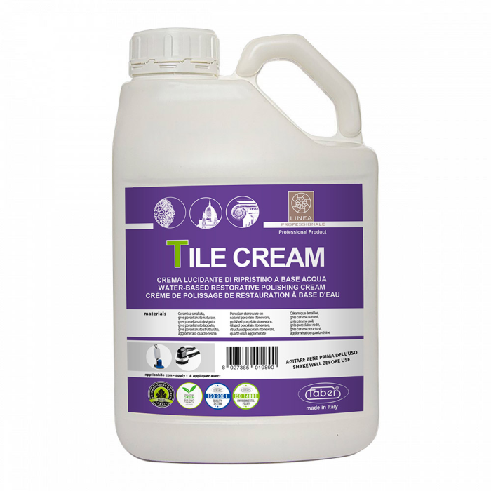TILE CREAM, 5 Kg, Faber, cremă abrazivă ultra-fină pe bază de apă pentru marmură, gresie porțelanată și ceramică, FABER [1]
