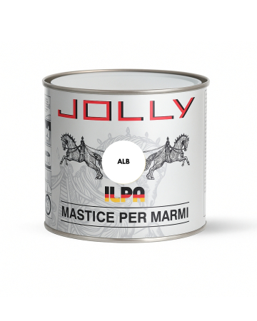 Mastic solid pentru lipire si restaurare - Adeziv Mastic Alb Pentru Marmura, Granit, Travertin si Piatra Naturala – Ilpa Jolly TIXO Bianco 750ml cu Catalizator