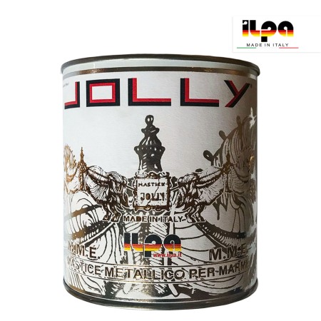 Adeziv Mastic Argintiu Metalic Pentru Marmura, Granit, Travertin si Piatra Naturala – Ilpa Jolly Metallico Argento 1KG cu Catalizator [1]