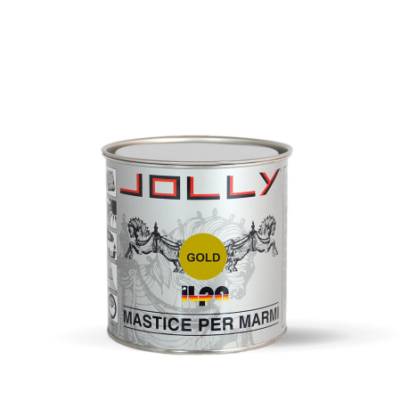 Mastic solid pentru lipire si restaurare - Adeziv Mastic, Lipire, Restaurare, Pentru Marmura si Piatra Naturala – Ilpa Jolly TIXO Gold cu Catalizator, 1 Kg
