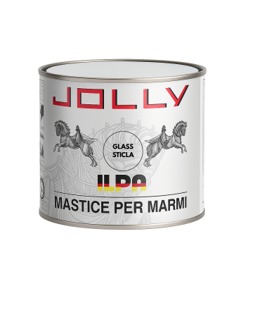 Mastic solid pentru lipire si restaurare - Adeziv Mastic Transparent Pentru Marmura, Granit, Travertin si Piatra Naturala – Ilpa Jolly TIXO Glass 750ml cu Catalizator