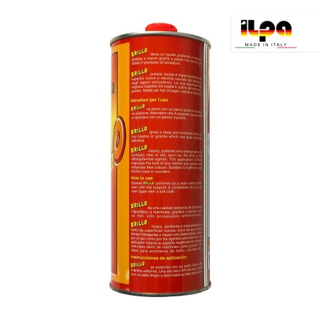 Ceara Lichida Siliconica Pentru Marmura, Granit, Travertin si Piatra Naturala – Ilpa Brillo 0.75L [1]