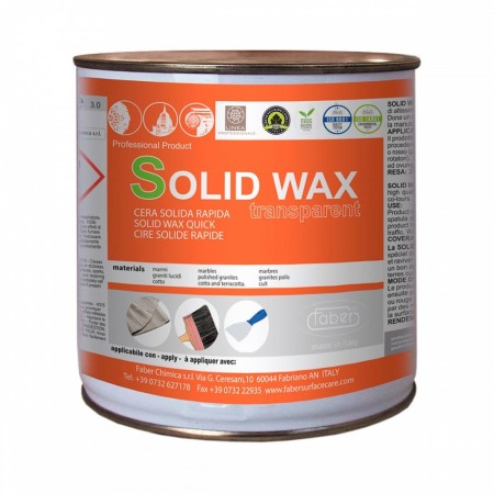 Ceara lichida - Ceară solidă pentru granit, marmură și travertin, Faber Solid Wax, 1L