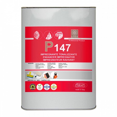 Impermeabilizanti cu efect umed - Impermeabilizant mat cu efect umed, Faber, P147, 1L, pentru piatră naturală, granit, travertin, marmură, beton și cărămidă