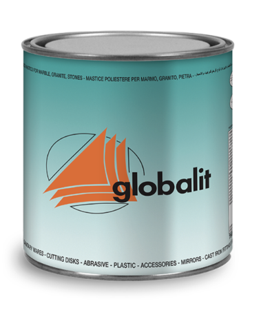 Mastic solid pentru lipire si restaurare - Mastic solid crem, 1 kg, include întăritor 30 g, GLOBALIT