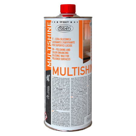Ceara lichida - MULTISHINE, 1L, Faber – ceară de lustruire pe bază de silicon pentru marmură, granit, travertin și piatră naturală