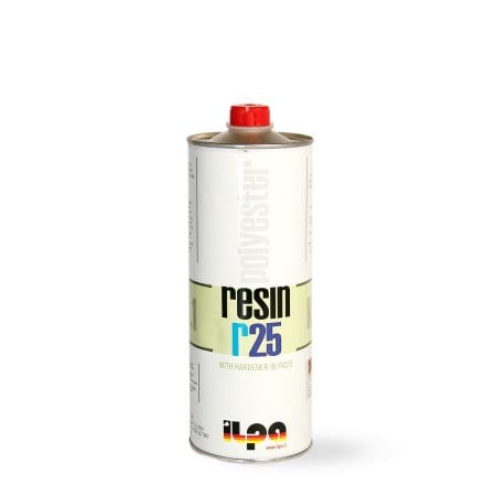 Rasini - Rășină poliesterică transparentă R25, 1kg, Ilpa, pentru marmură, granit, travertin și piatră naturală