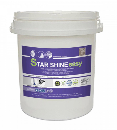 Creme de lustruire și restaurare - Star Shine Easy cremă de lustruire porțelan Faber, 5kg, pe bază de apă