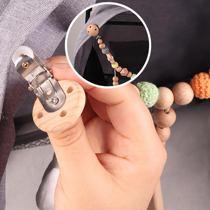 Lanț din lemn pentru cărucior [3]