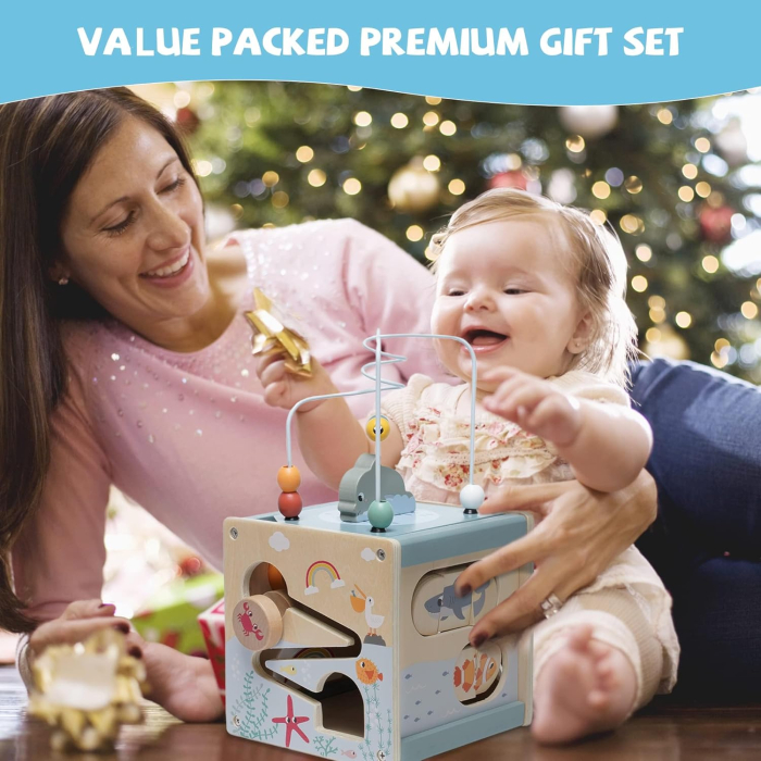 Cub activitati albastru -tip Montessori 6in 1 [2]