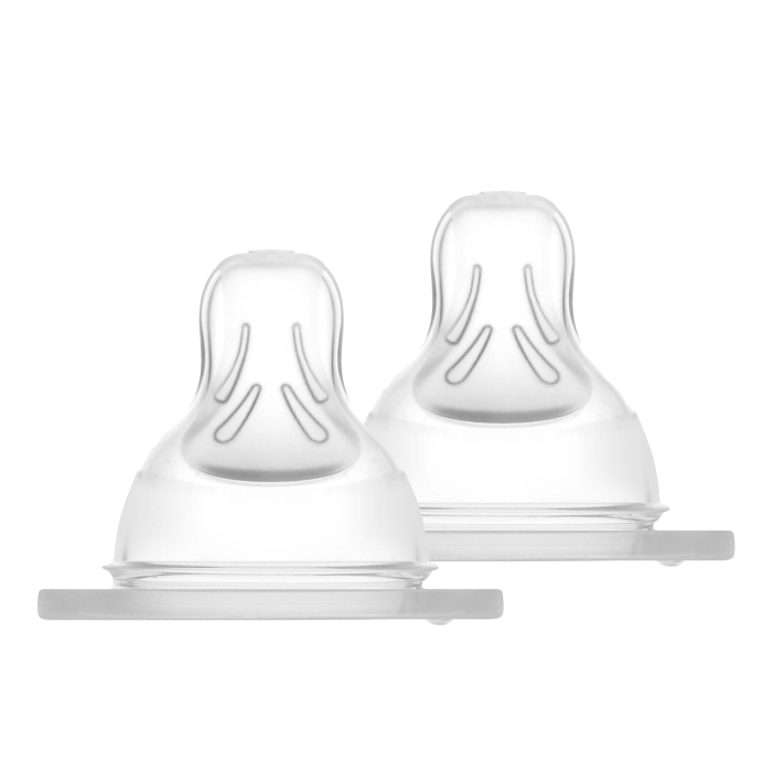 Pachet de 2 tetine anticolici din silicon MAM 0+ [3]