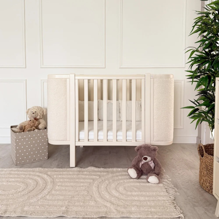 Patut bebe tapitat bucle co-sleeping Linn 120 × 60 cm – Milky [5]