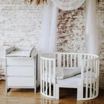 Patut bebe transformabil rotund/oval  Miriam [3]