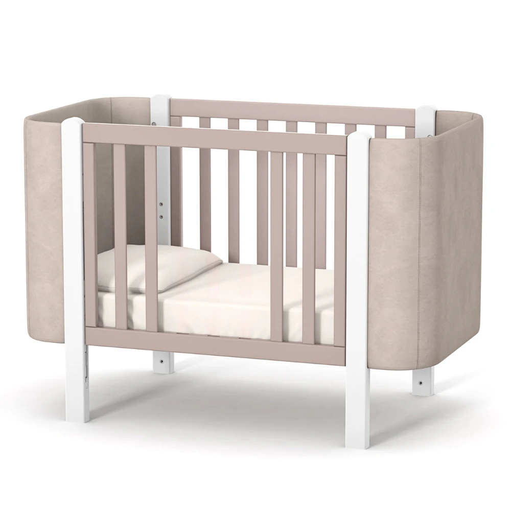 Patut bebelusi lemn Gabriela cappucino 120×60 [6]