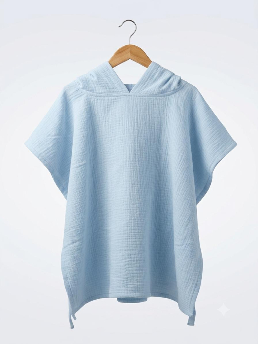 Poncho din Muselină cu Glugă – Confort și Delicatețe pentru Cei Mici [3]