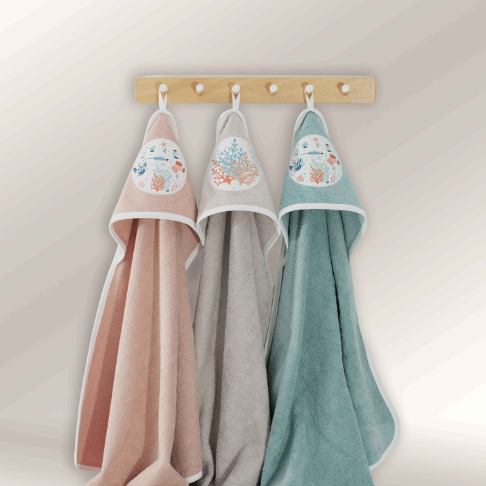 Prosop cu glugă Blush din bumbac 75x75 cm / 100x100 cm [6]