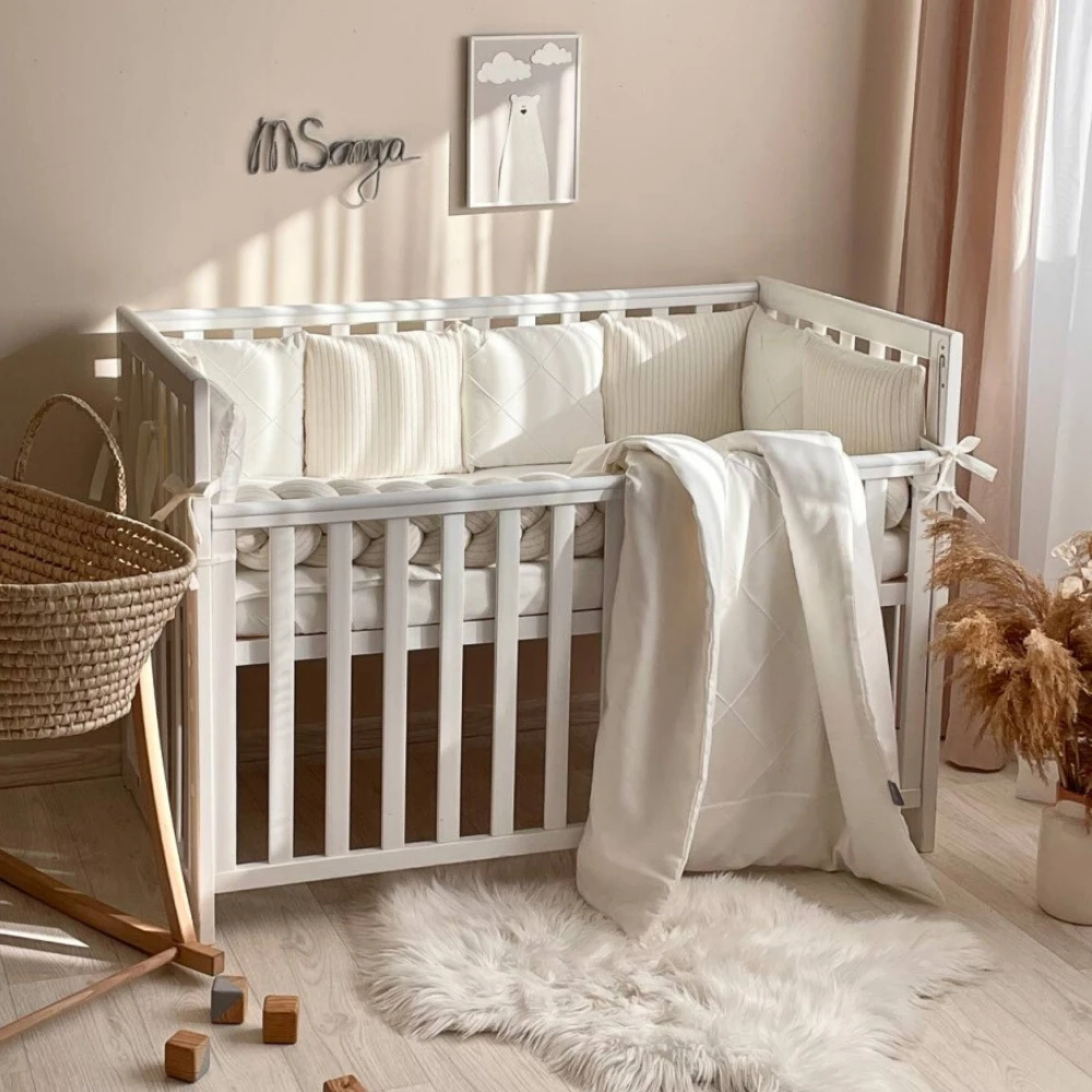 Set  lenjerie patut bebe DreamLand milky (7 buc.) [3]