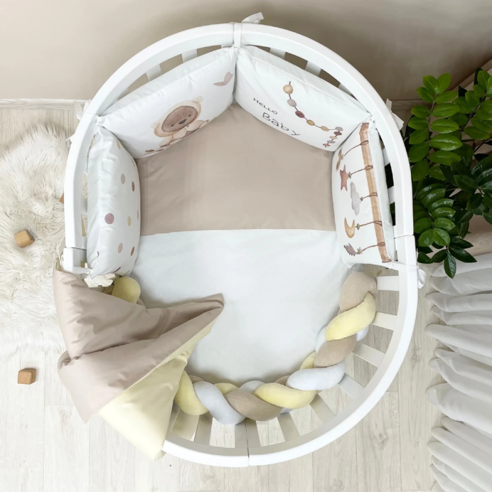 Set lenjerie patut bebe- Ursulet art design 7piese [2]