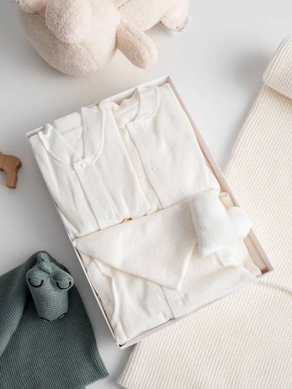 Set nr. 14, 10 hăinuțe și accesorii Nou-Născuți, cu lanolină [2]