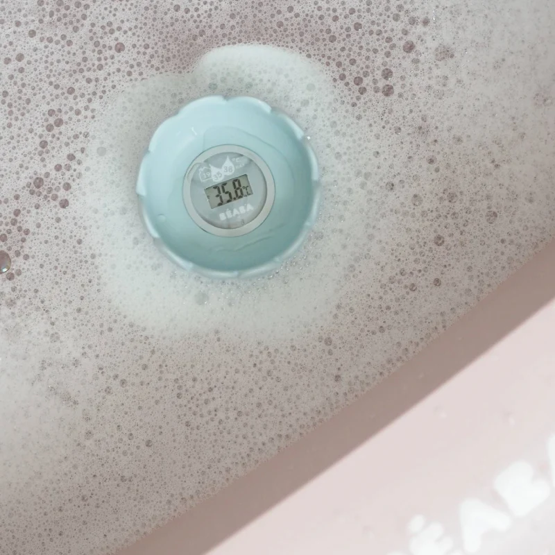 Termometru digital de camera si baie Beaba Lotus Green Blue [5]