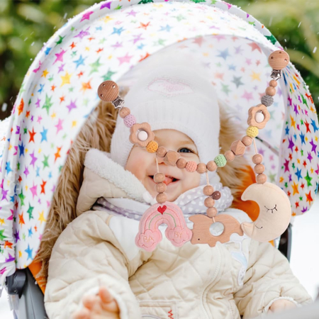 Lanț din lemn pentru cărucior [1]