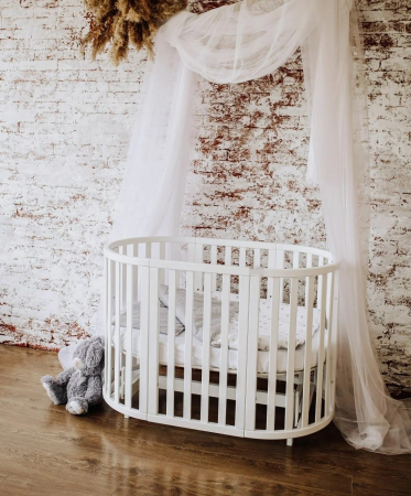 Patuturi bebelusi - Patut bebe transformabil rotund/oval  Miriam