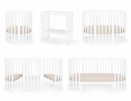 Patut bebe transformabil rotund/oval  Miriam [7]