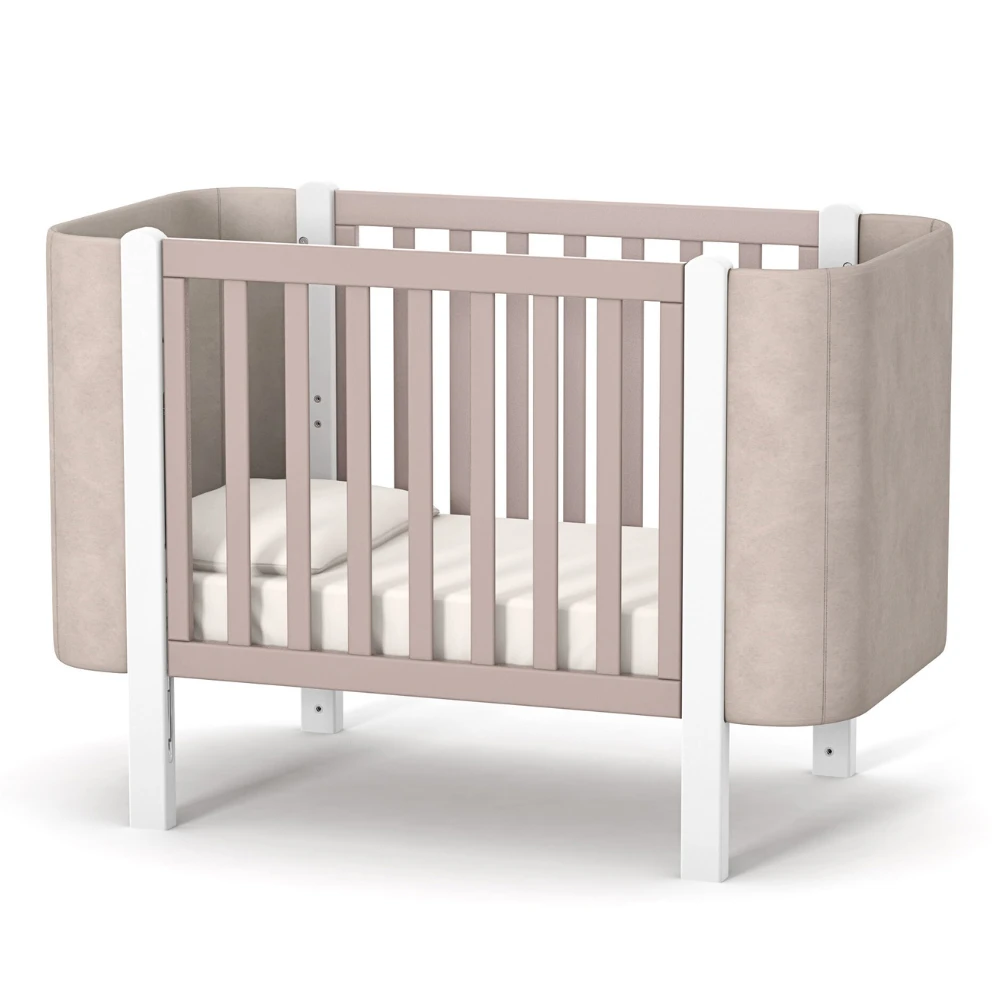 Patuturi bebelusi - Patut bebelusi lemn Gabriela cappucino 120×60