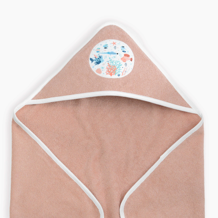 Îngrijire și somn - Prosop cu glugă Blush din bumbac 75x75 cm / 100x100 cm