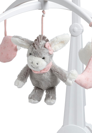 Accesorii patut-carucior - Sterntaler carusel patut magarus roz