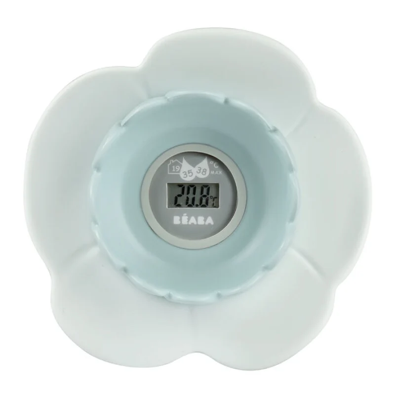 Îngrijire și somn - Termometru digital de camera si baie Beaba Lotus Green Blue