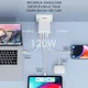 Incarcator retea GaN 120W X-Start DaDen® CDQ074, Incarcare rapida, 3.0 Super Fast Charging, 4 Porturi, Power Delivery, Alb [1]