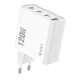Adaptoare - Incarcator retea GaN 120W X-Start DaDen® CDQ074, Incarcare rapida, 3.0 Super Fast Charging, 4 Porturi, Power Delivery, Alb