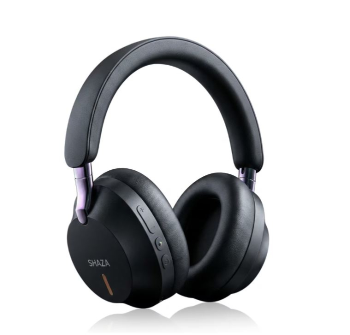 Casti Bluetooth Over Ear SS3511 SHAZA, ANC, Active Noise Cancelling, Autonomie 30 Ore, Wireless Bluetooth 5.0, Type-C, Microfon Apeluri, Audio HiFi, Conectare Jack 3.5mm, ABS, Negru [1]