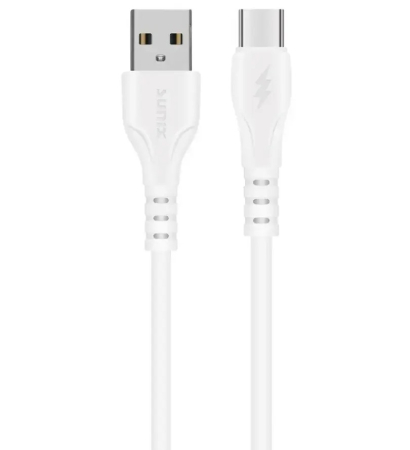 Accesorii - Cablu USB-A USB-C 3A Sunix SC92 Alb