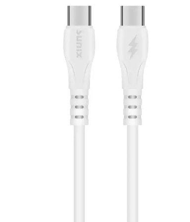 Accesorii - Cablu USB-C 60W Sunix SC94 Alb