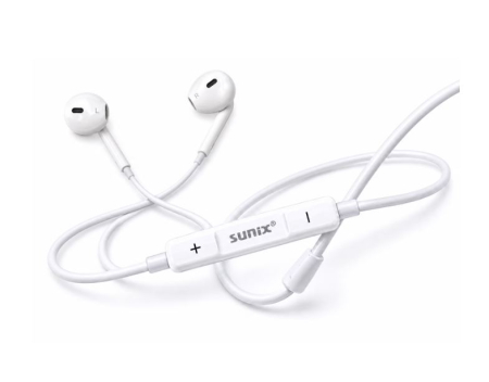 Accesorii - Casti Cu Fir USB C Sunix M52, Microfon MEMS Cu Reducere Zgomot, Sunet Clar, Compatibil iPhone iPad, Control Pe Cablu, Design Ergonomic, Convorbiri Fara Interferente, Alb