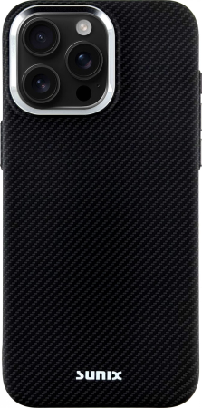 Husa iPhone 16 Pro Max Sunix Neo Black Neagra compatibila MagSafe - Copie [4]