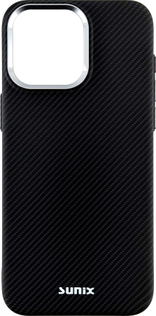 Huse telefon - Husa iPhone 16 Pro Max Sunix Neo Black Neagra compatibila MagSafe - Copie