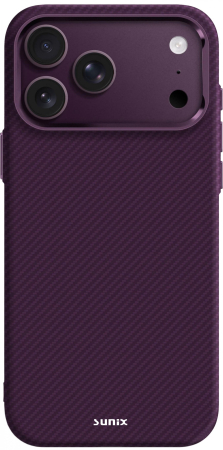 Huse telefon - Husa iPhone 17 Pro Max Sunix Neo Burgundy compatibila MagSafe