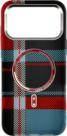 Husa iPhone 18 Pro Sunix Neo Modern Plaid compatibila MagSafe [1]