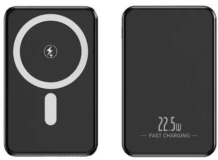 Powerbank - Powerbank Slim 5000mAh compatibil MagSafe Sunix PB54 Negru PB5401