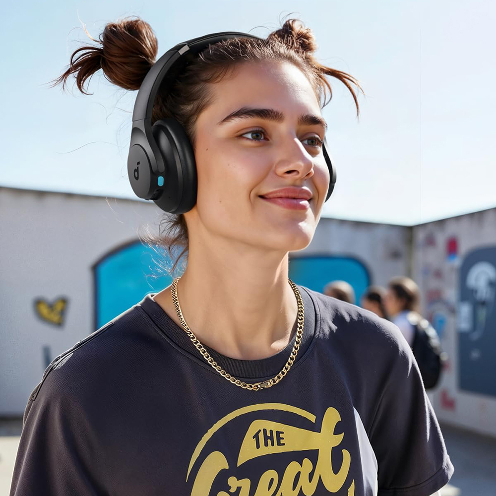 Casti Wireless Over-Ear Anker SoundCore Q11i Hi-Res BassUp Negru [6]