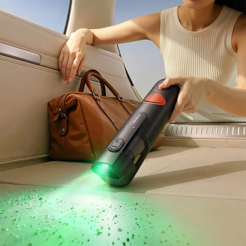 Aspirator Portabil Multifunctional 6 in 1 Deerma XC01 Lumina Verde Negru [1]