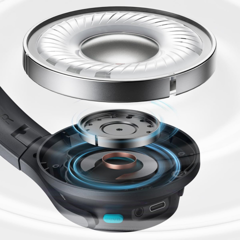 Casti Wireless Over-Ear Anker SoundCore Q11i Hi-Res BassUp Negru [4]
