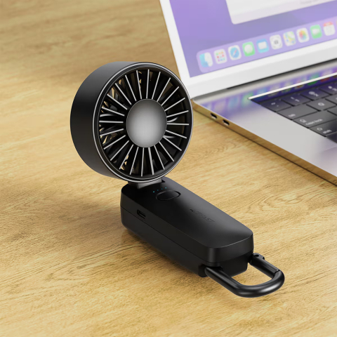 Mini Ventilator Portabil Acefast YF2 4 Viteze 1800mAh Carabina Negru [5]