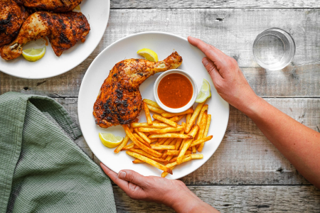 Grill - Meniu pulpa de pui grill cu cartofi prajiti 150/150